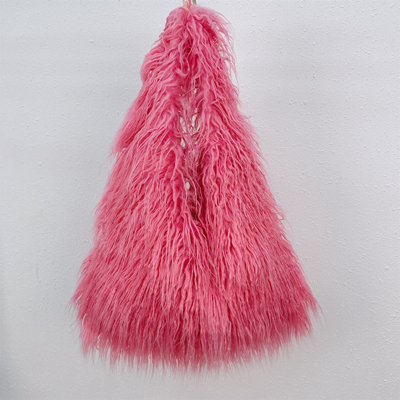 Wholesale Large Capacity Plush Crossbody Bag Shoulder Bag
